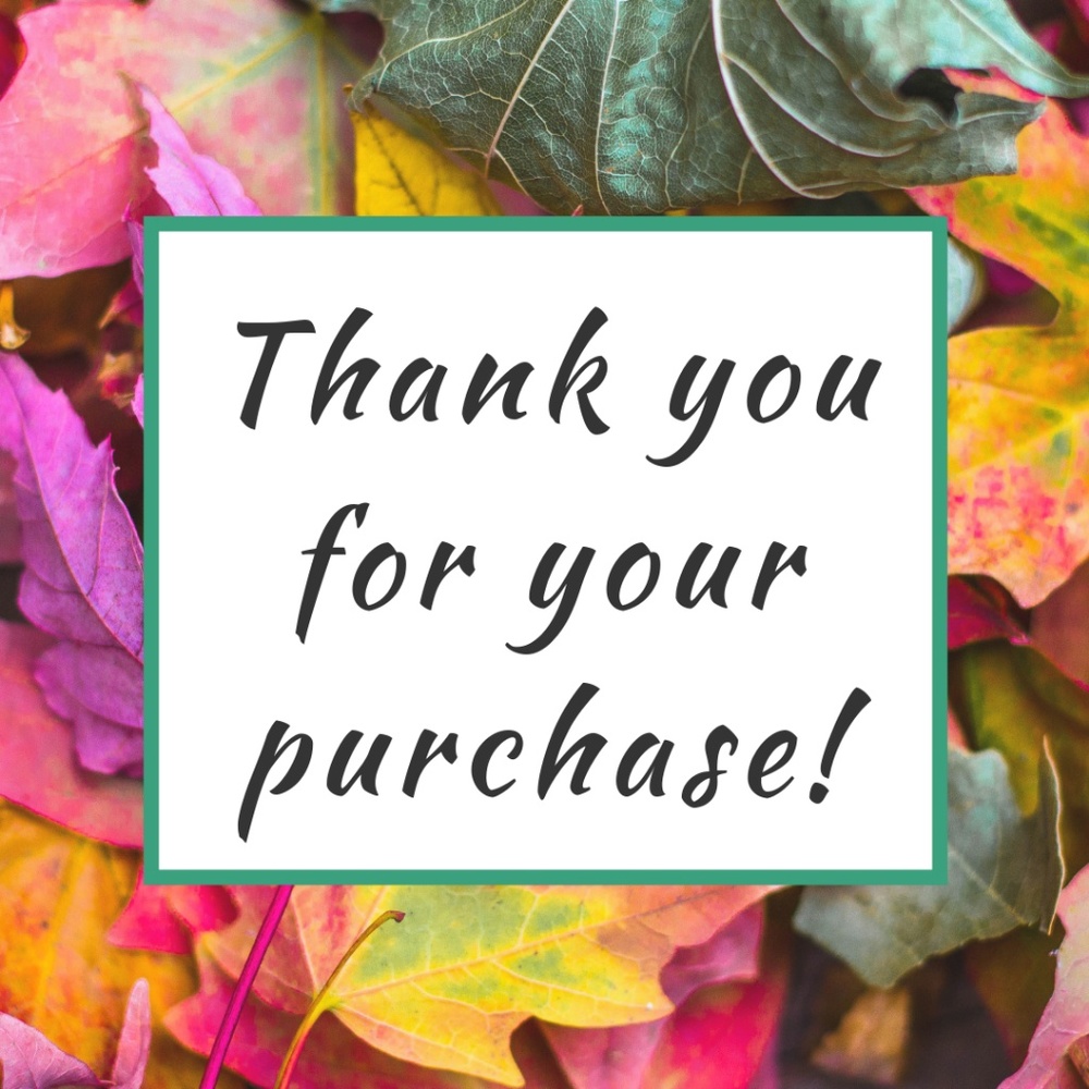 Thank you for your purchase!